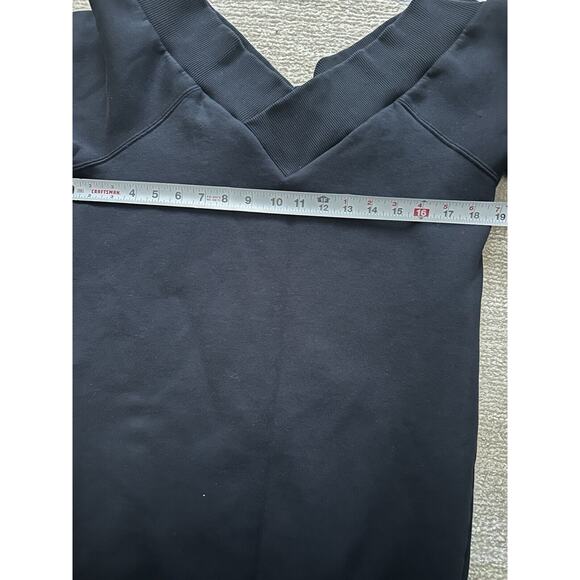 Burberry Woman Jersey Sweatshirt Dress In Navy Size Small - Picture 6 of 7